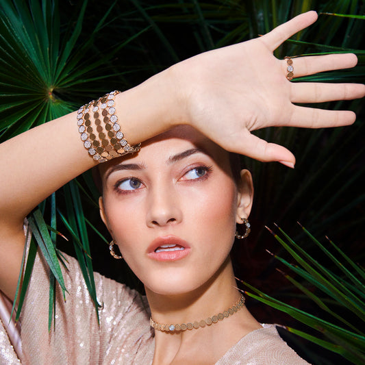 Bracelet Paillettes Gold