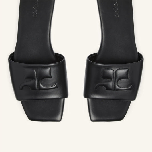 SHADOW LEATHER MULES