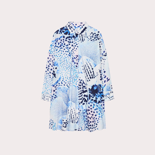 Printed Shirt Dress