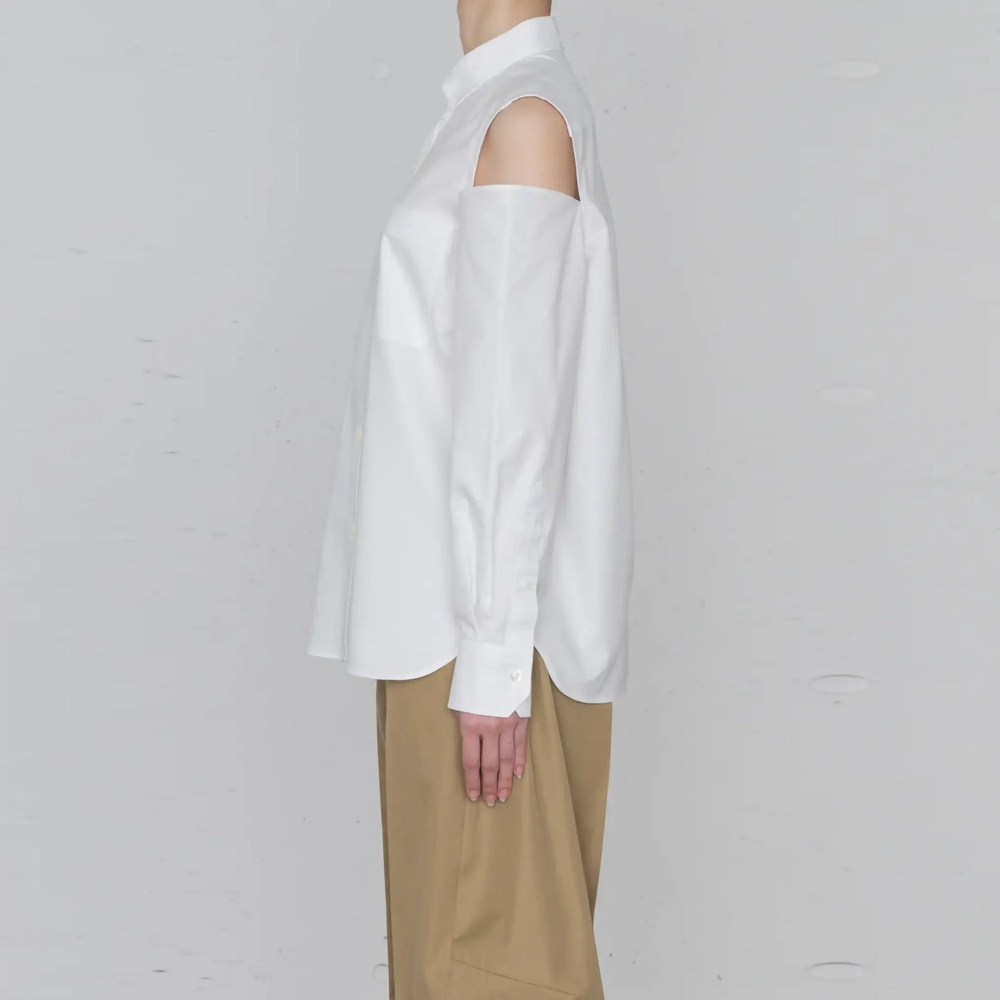 White button-up shirt