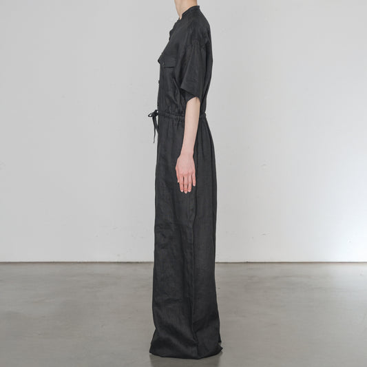 Linen Jumpsuit (Short Sleeve)