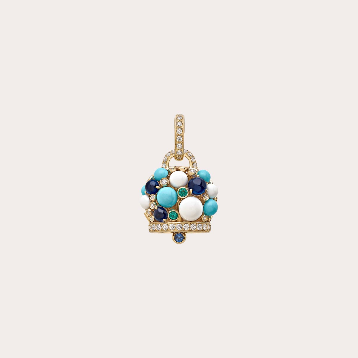 Pendant Campanelle Gold