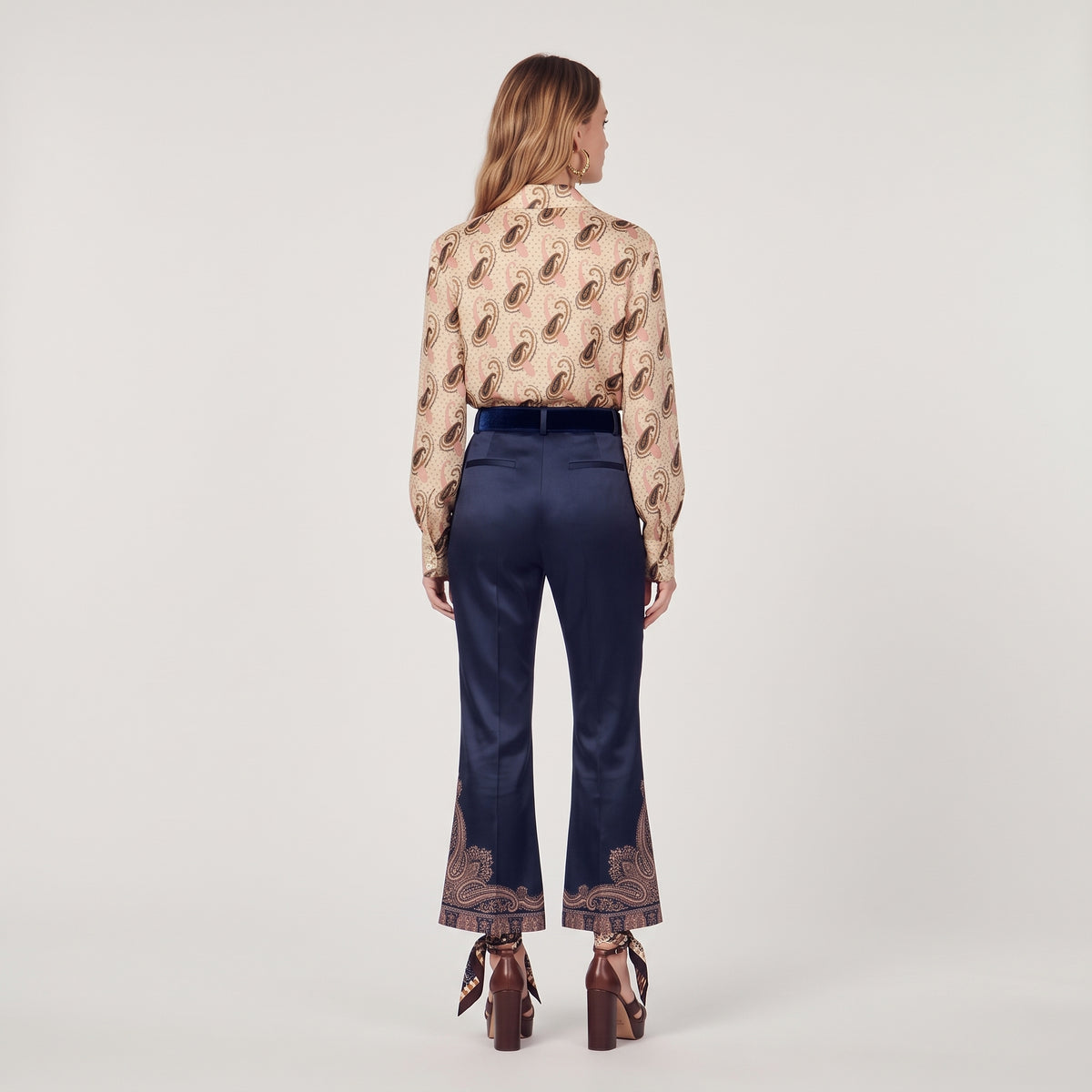 ETRO Classic Beige Paisley Print Shirt - view 5