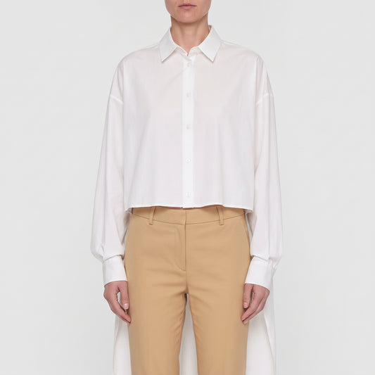 Essential Crisp White Poplin Blouse