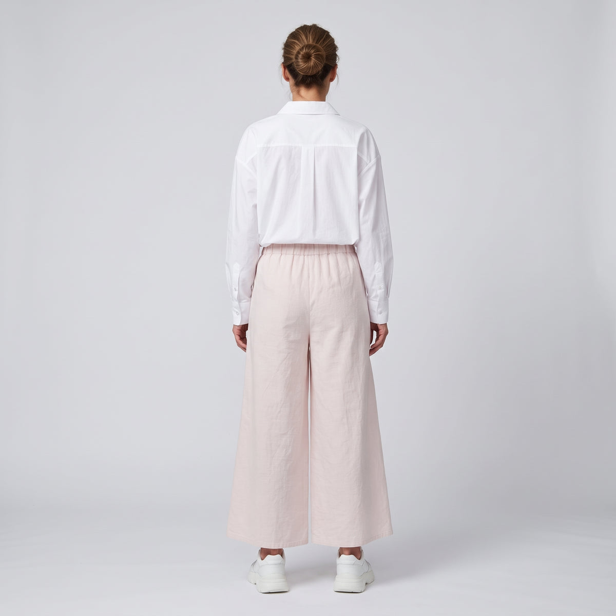 Light Pink Wide Leg Trousers