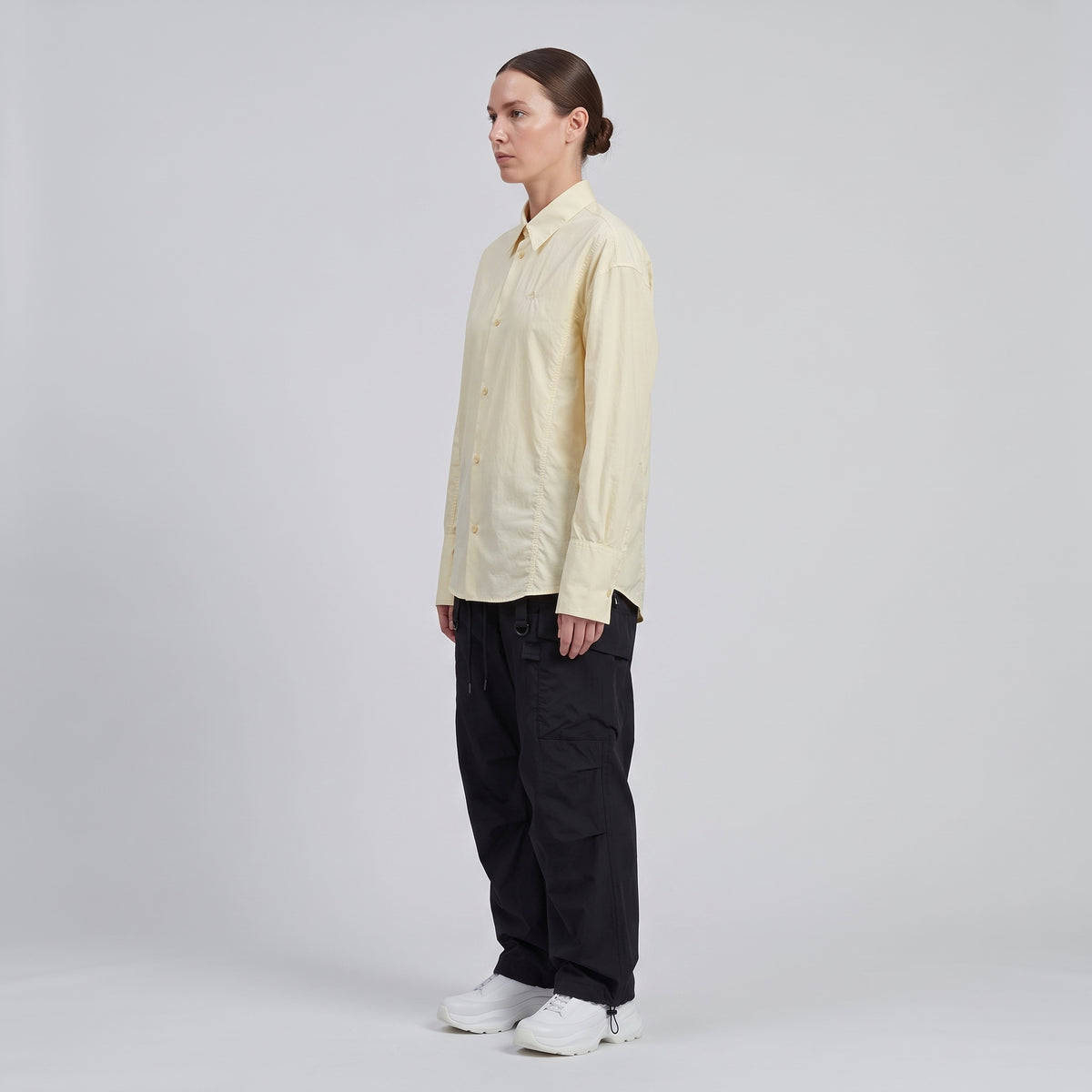 Butter Yellow Cotton Poplin Shirt