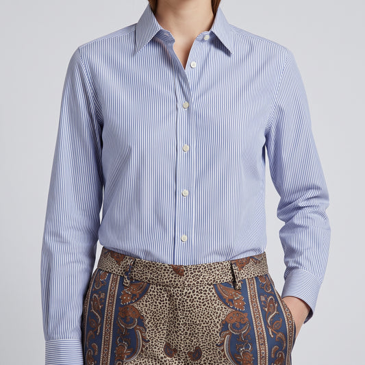 ETRO Classic Striped Cotton Dress Shirt - view 2