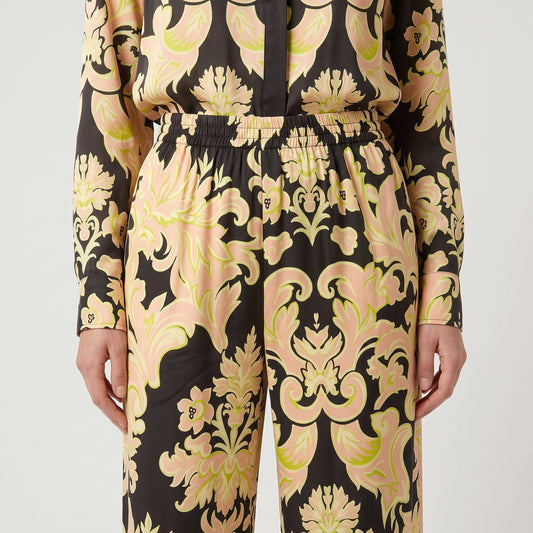 ETRO Baroque Print Wide-Leg Trousers - view 2