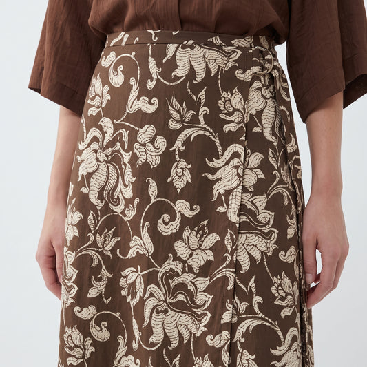 Verona French Lily Wrap Skirt