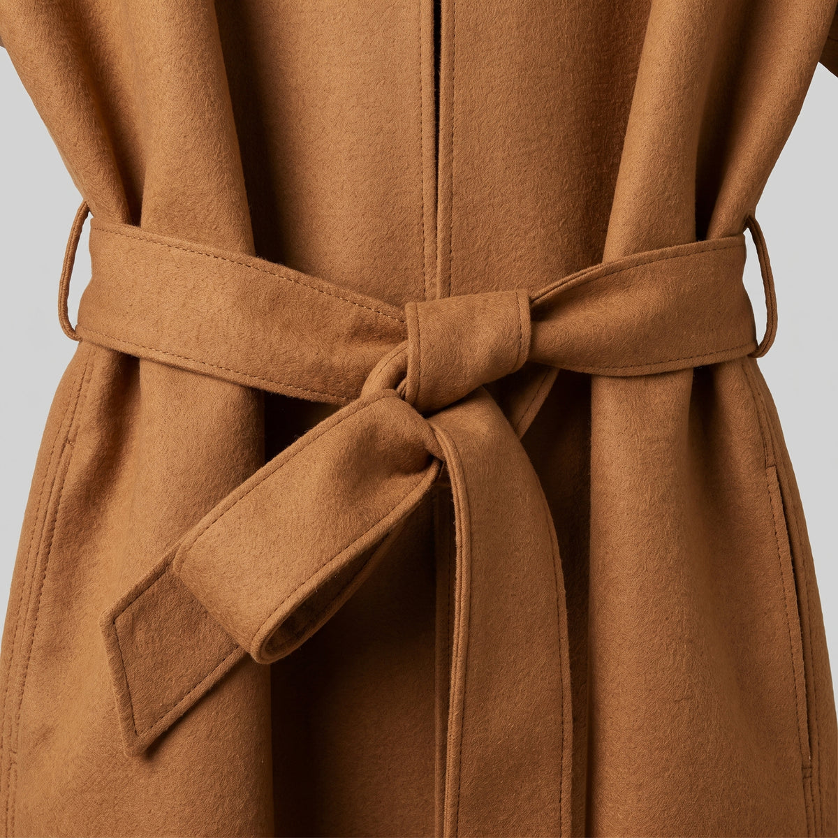 NATAN Classic Belted Camel Coat - view 6