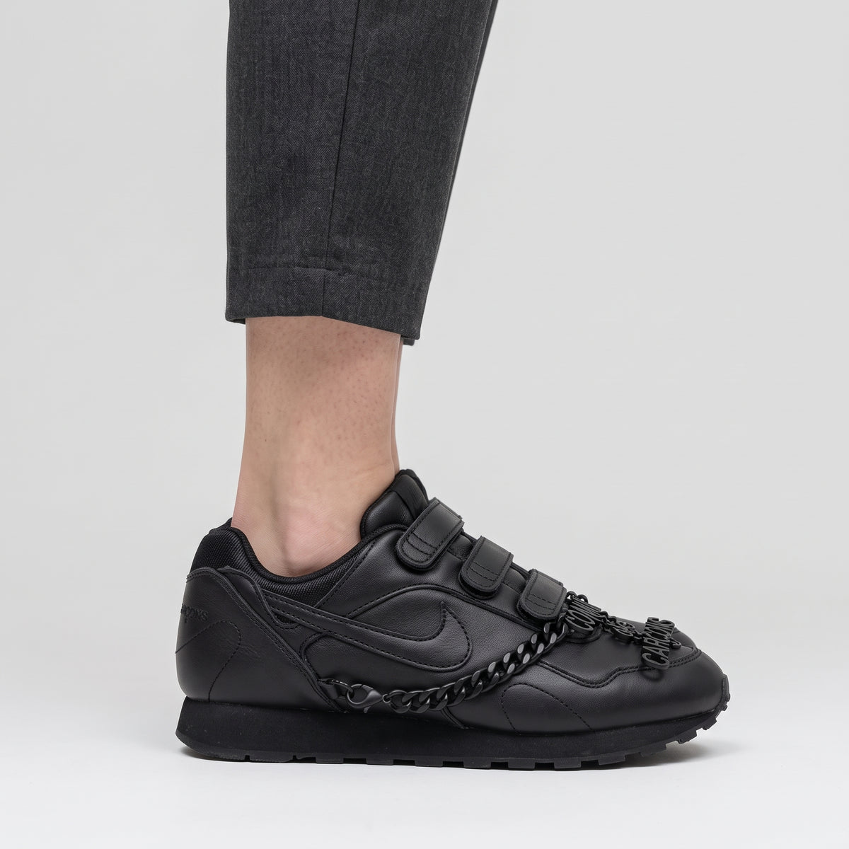 Triple Strap Chain Detail Sneakers