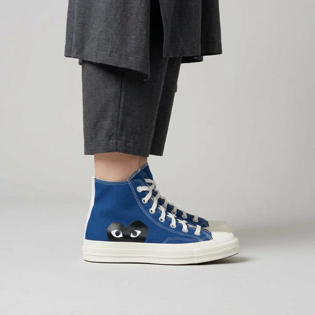 Classic Blue High Top Sneakers