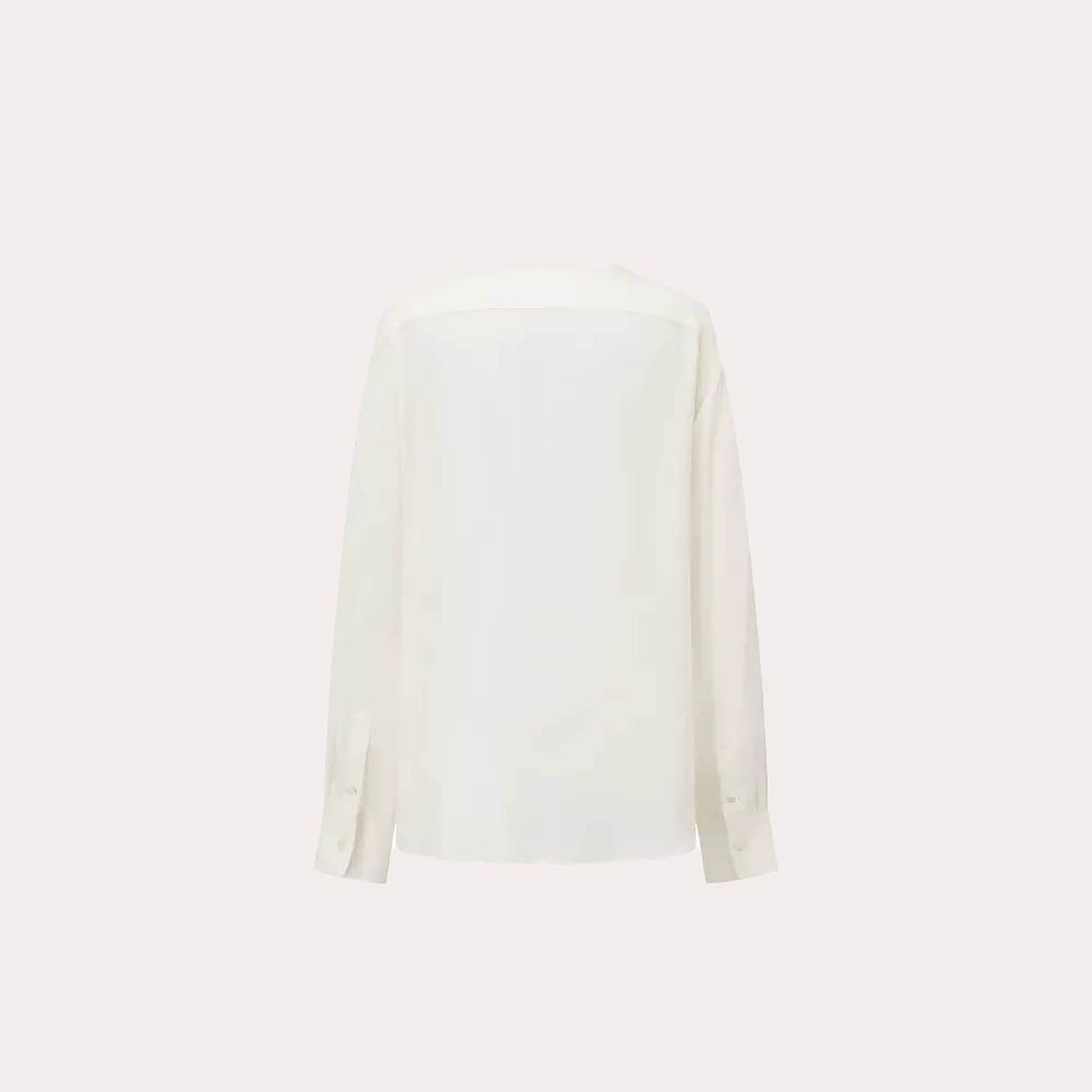 Silk Pleated Shirt