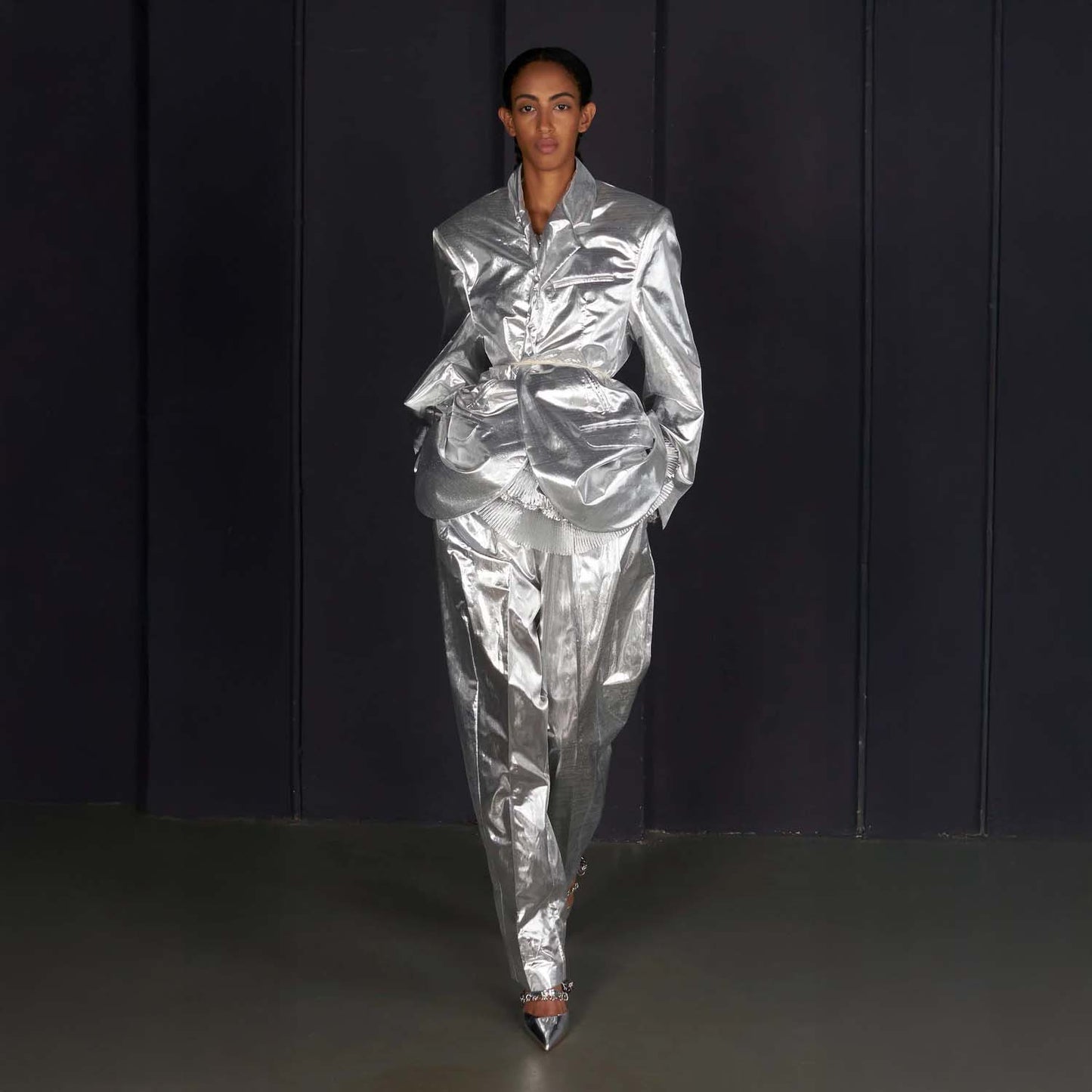 SILVER PANTS