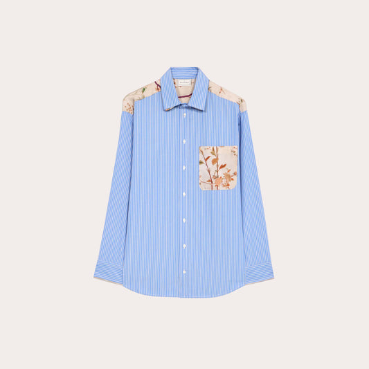 ALOTHO Longsleeve Shirt Cotton Silk