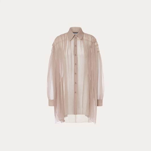 Organised chiffon shirt