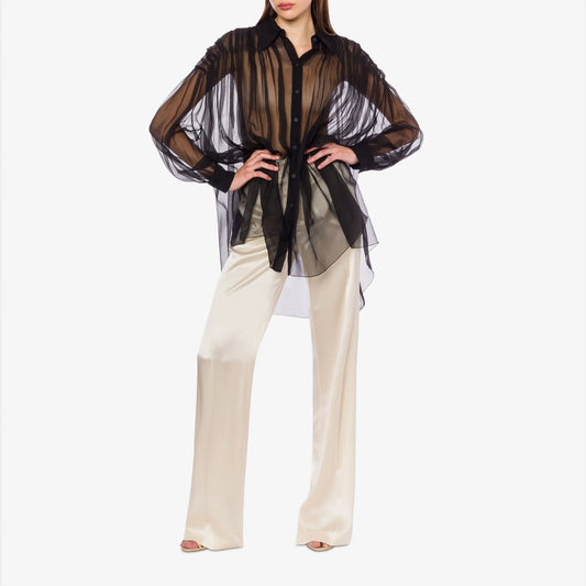 Organza chiffon shirt
