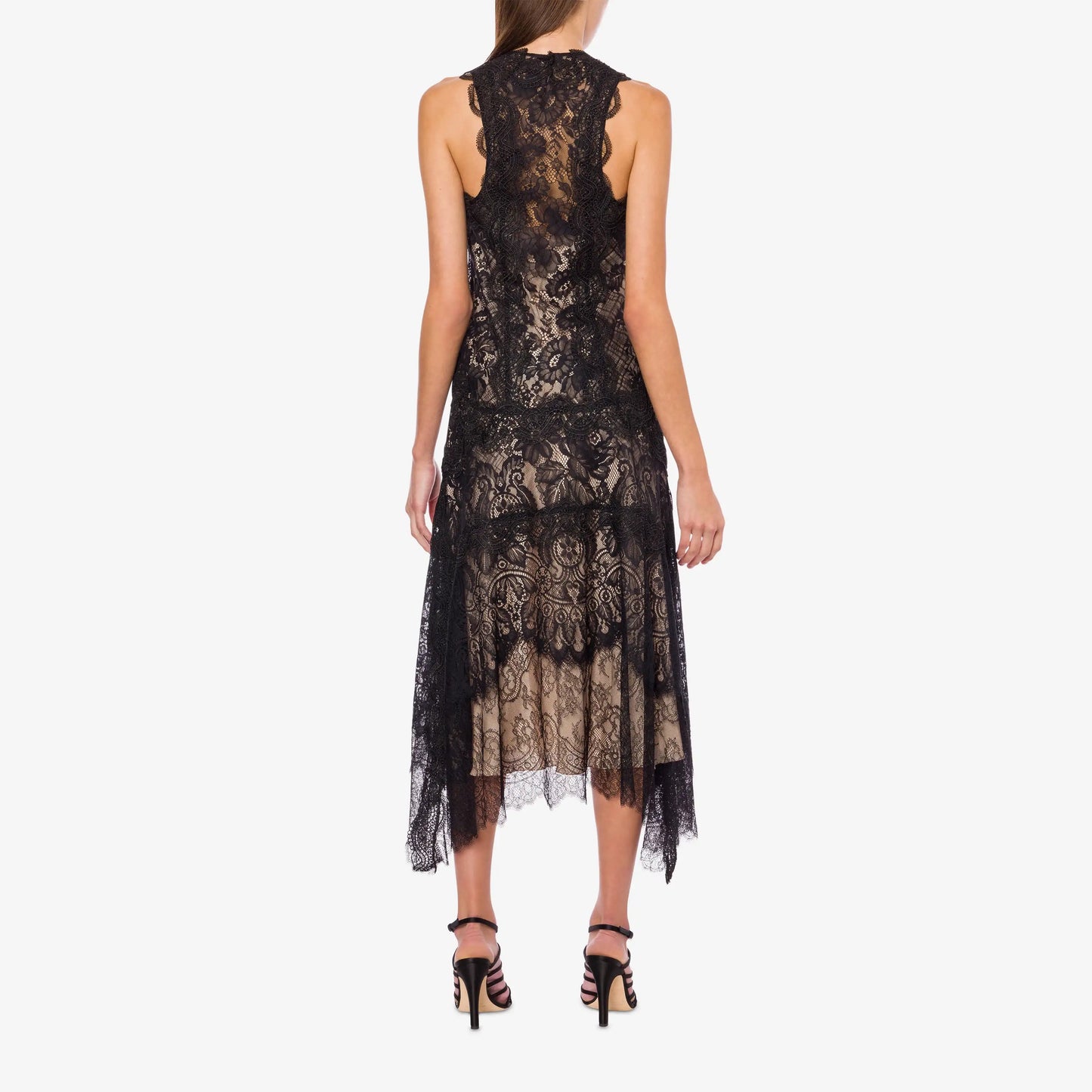 Lace longuette dress