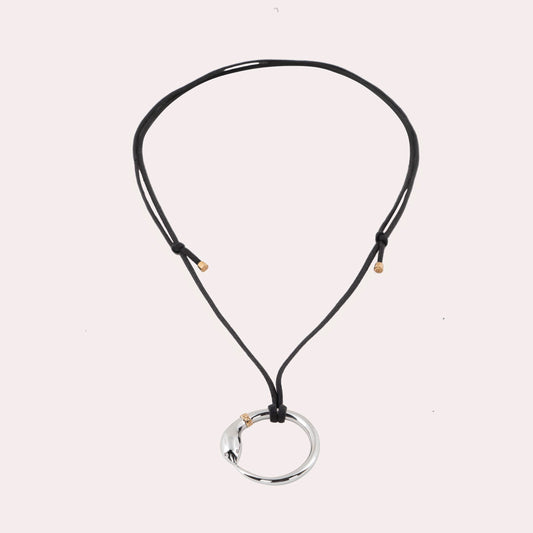Serpent Ring Pendant Necklace