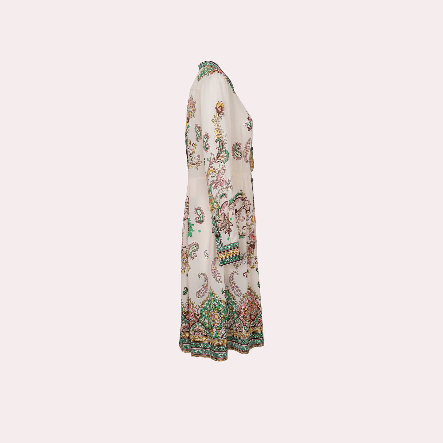 Floral-Pattern Shirt Dress