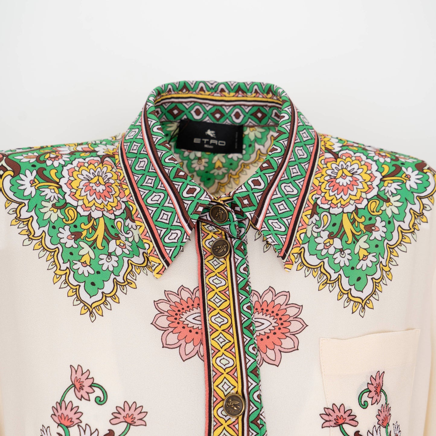 Floral-Pattern Shirt Dress