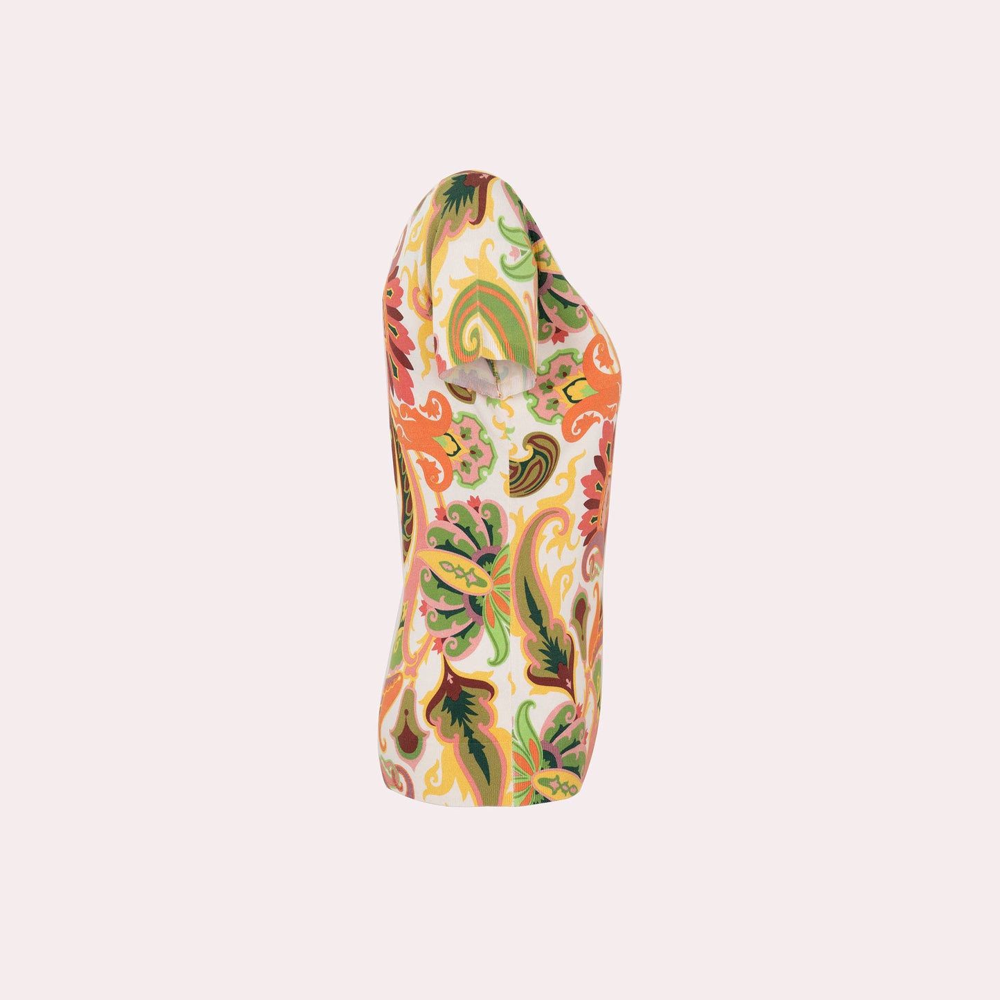 Etro Multicolor Paisley-Print Cotton Top