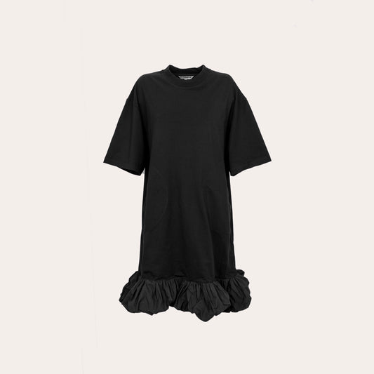 Black Pupple Tee Dress