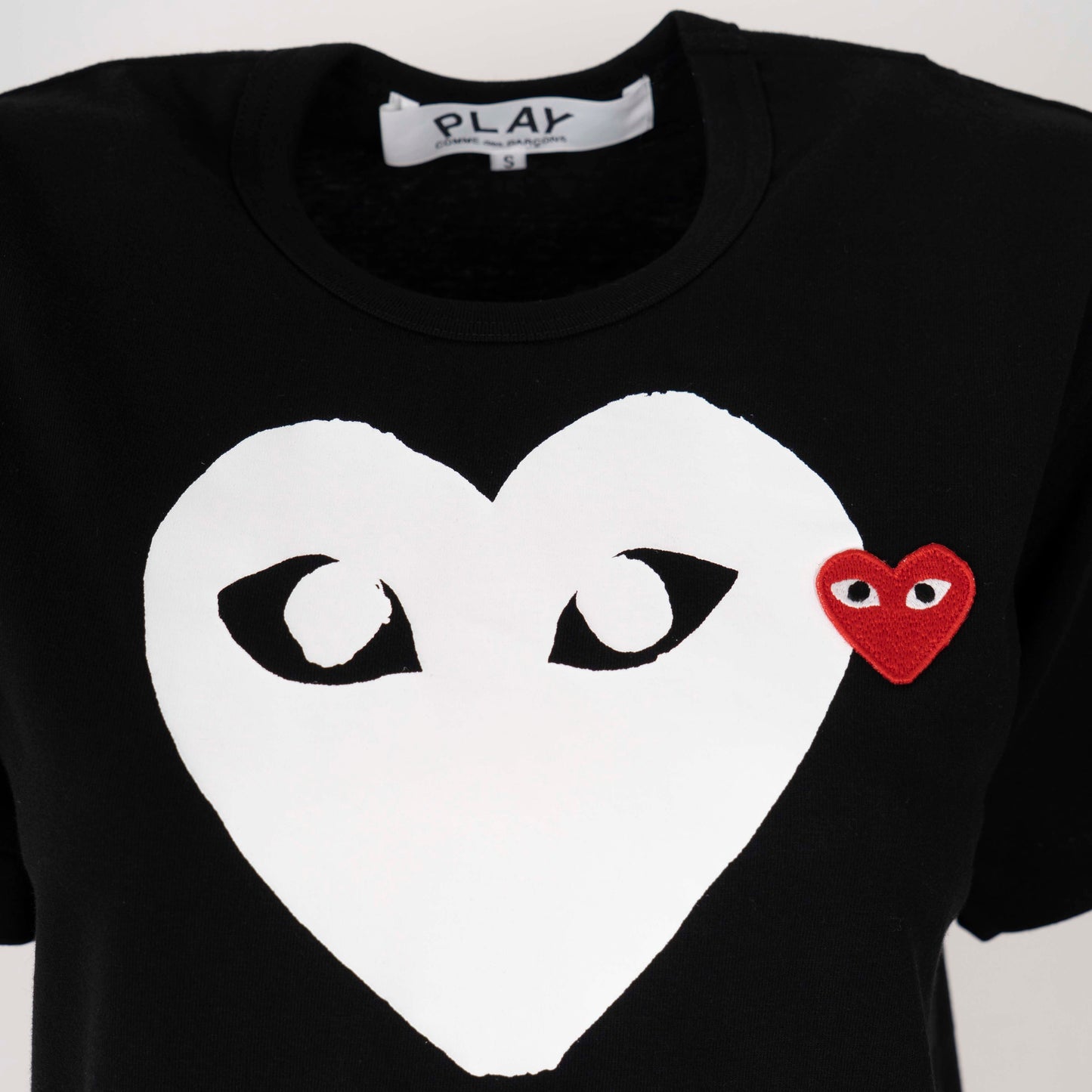 Black white big heart