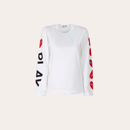 Lightweight jersey with a signature heart