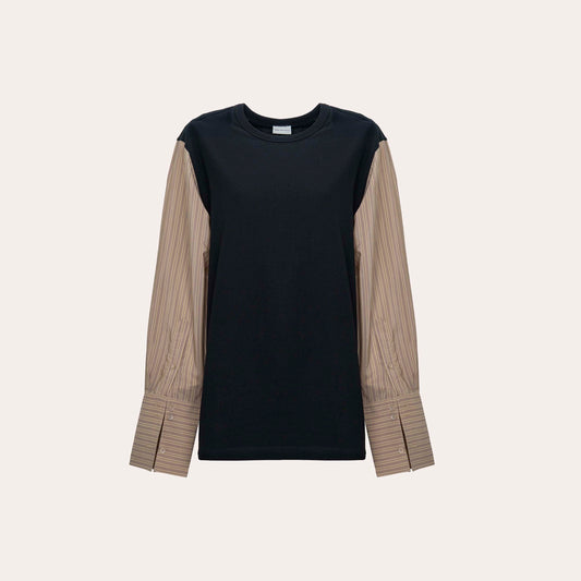 Contrast sleeves tee