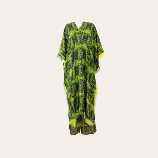 KIMONO/PANTS SET-GRN