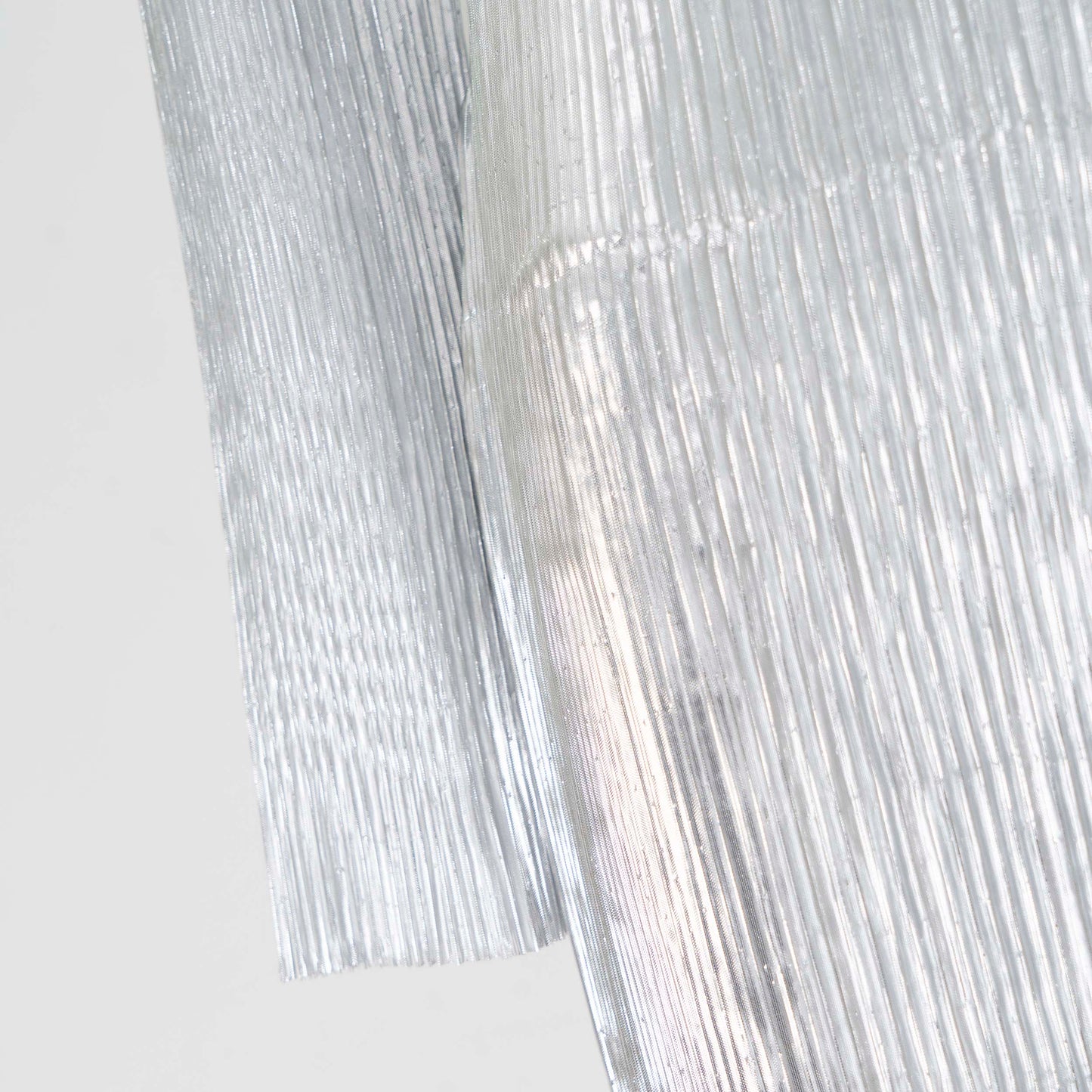 METALLIC PLISSE DRESS