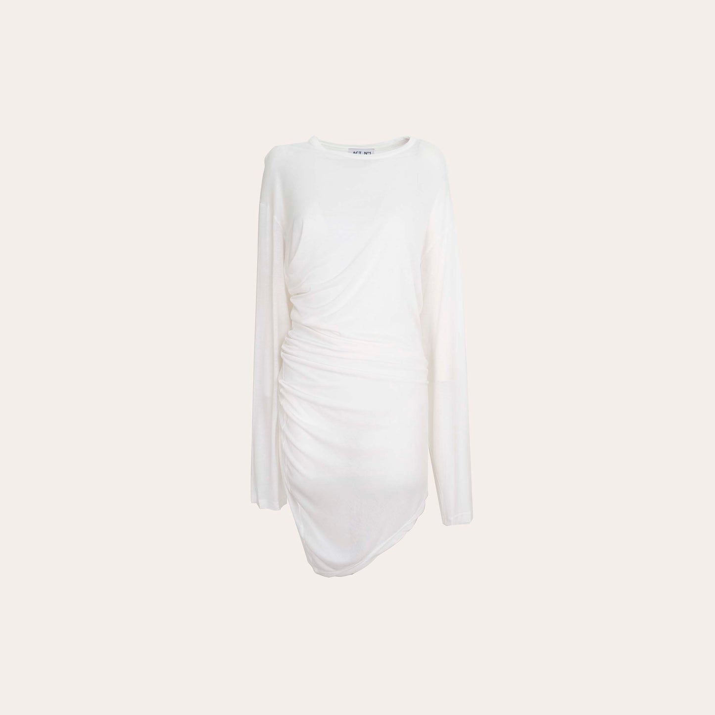 DRAPED LONG-SLEEVES