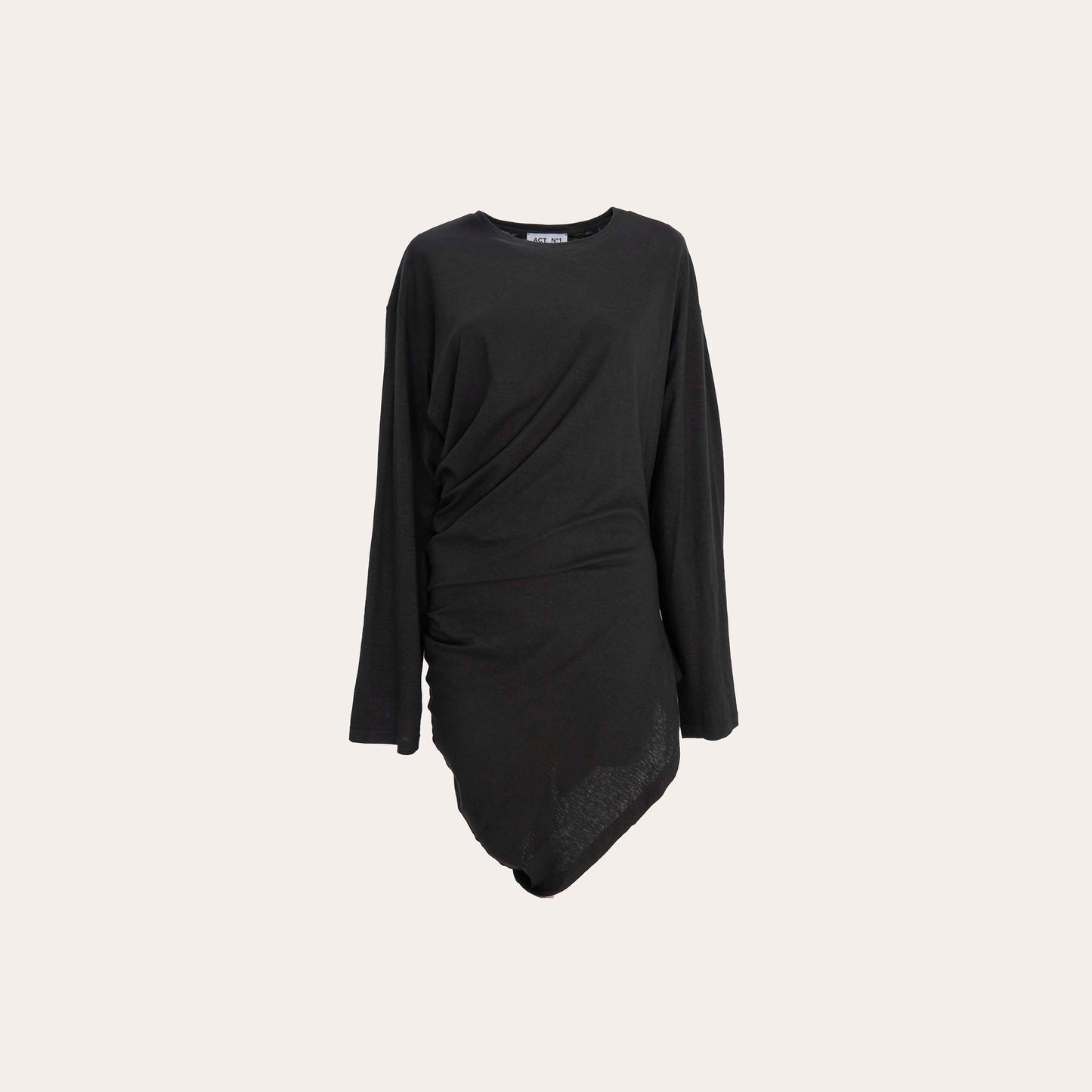 DRAPED LONG-SLEEVES