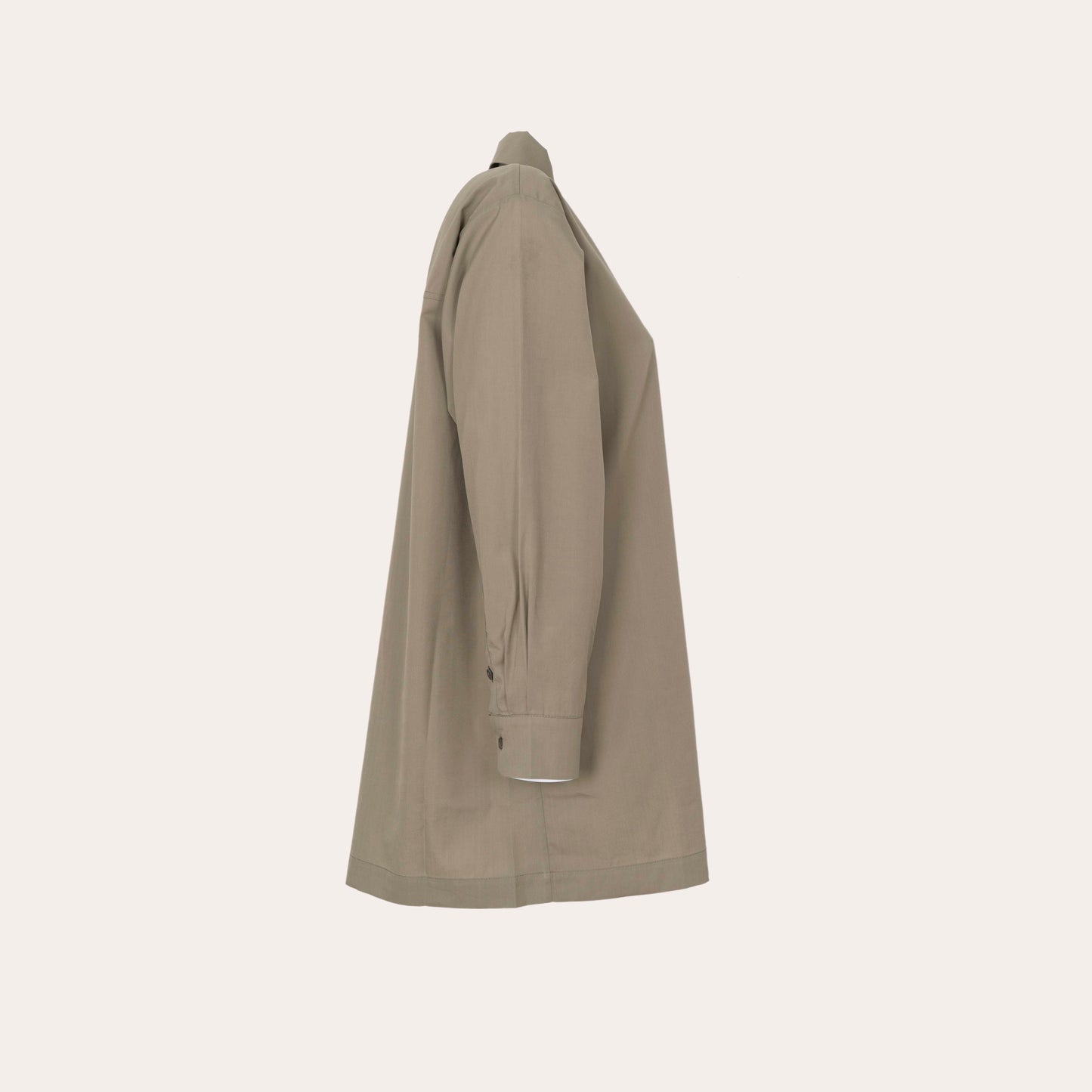 Pleat Shirt with Collar