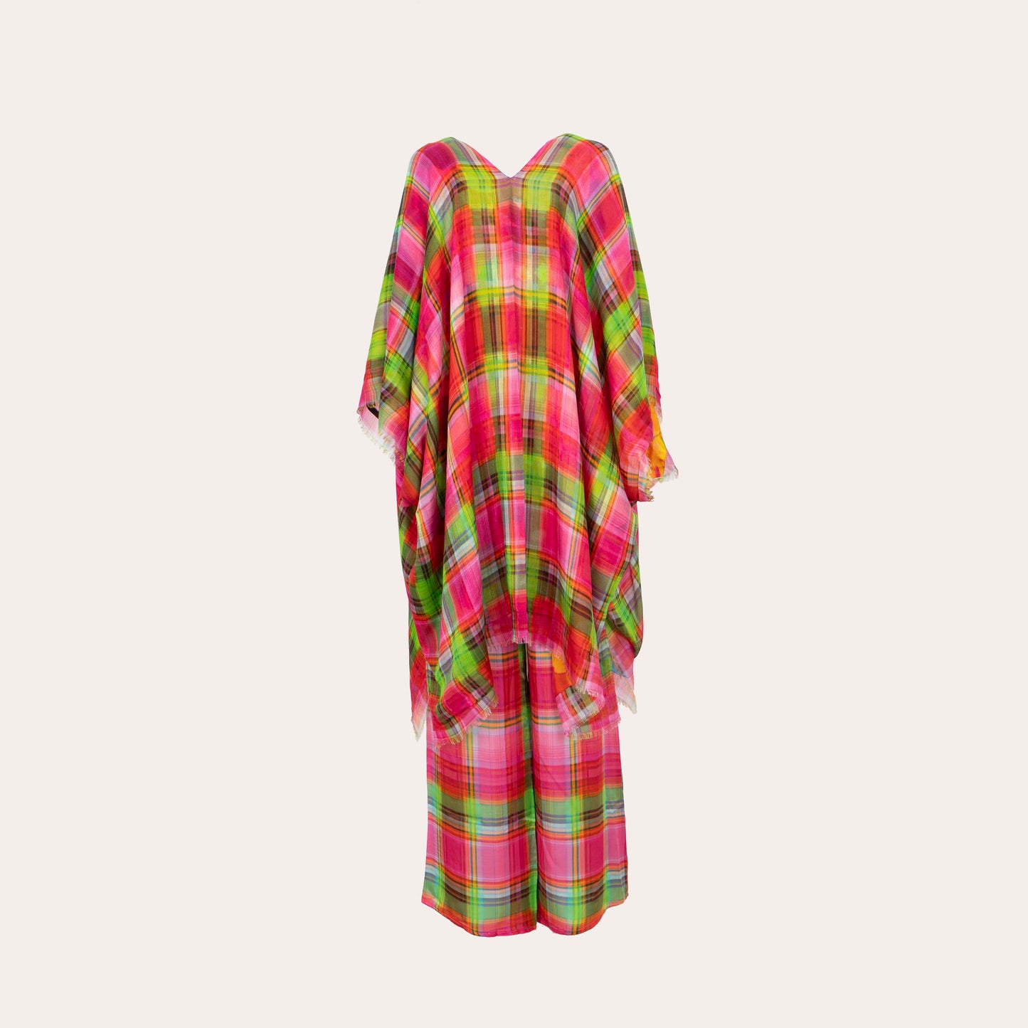 KIMONO/PANTS SET-PNK