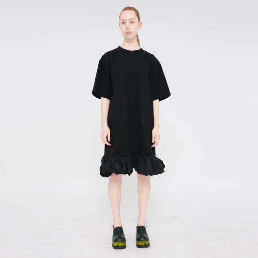 Black Pupple Tee Dress