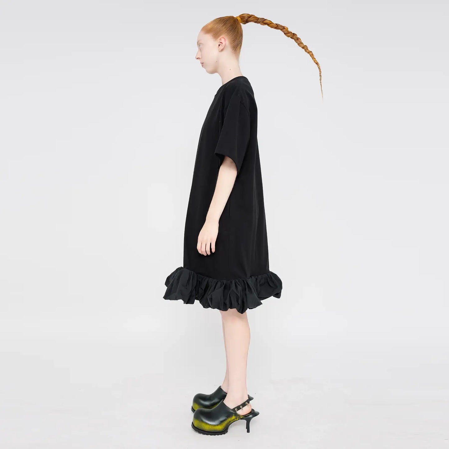 Black Pupple Tee Dress
