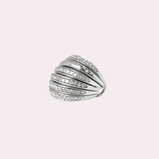White gold ring