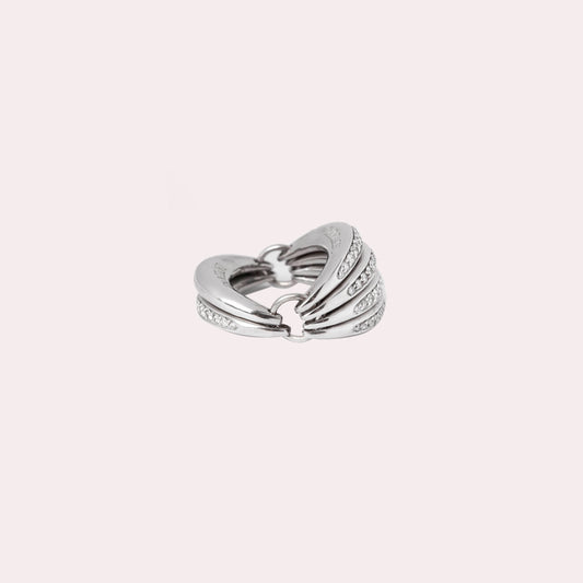 White gold ring