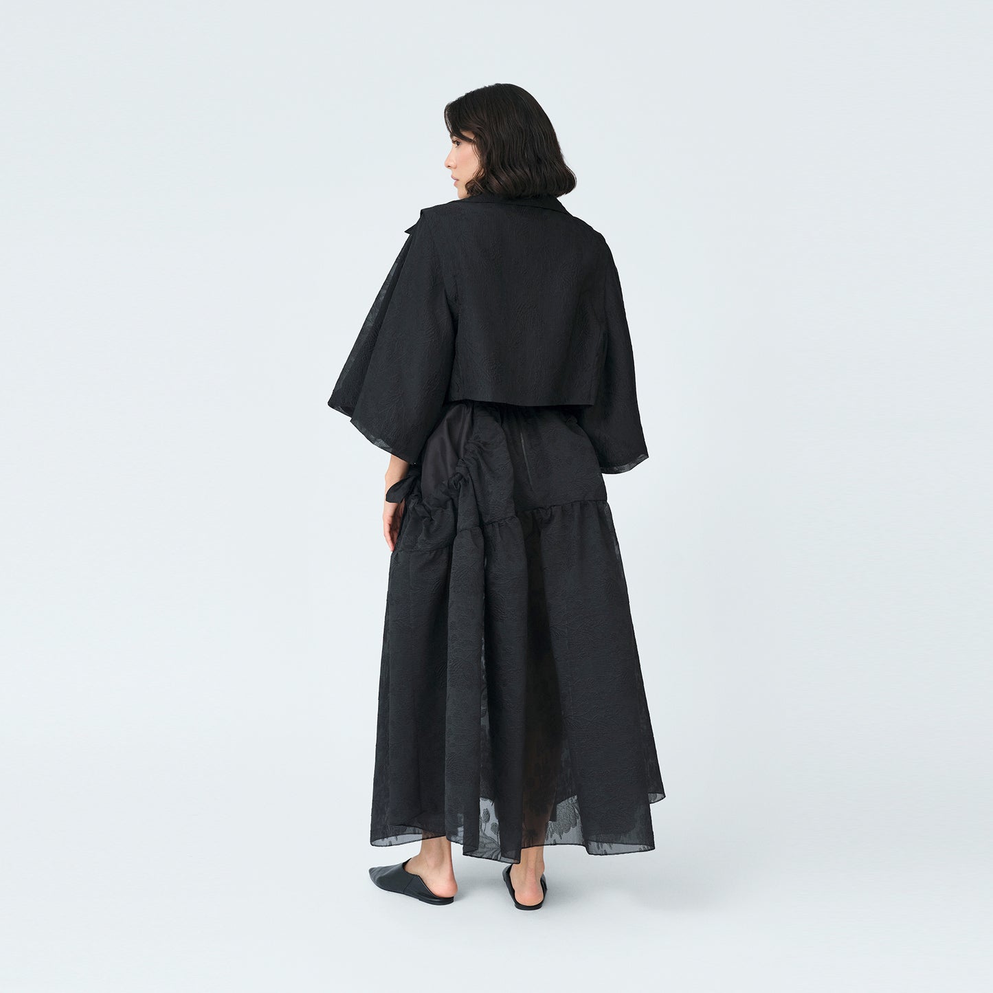 Black Textured Jacket