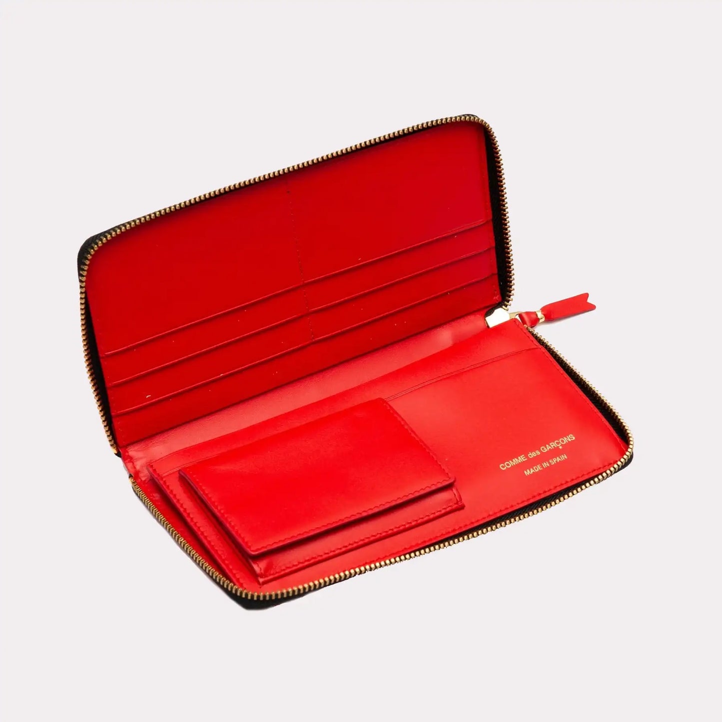 CDG Huge Logo Wallet - Red