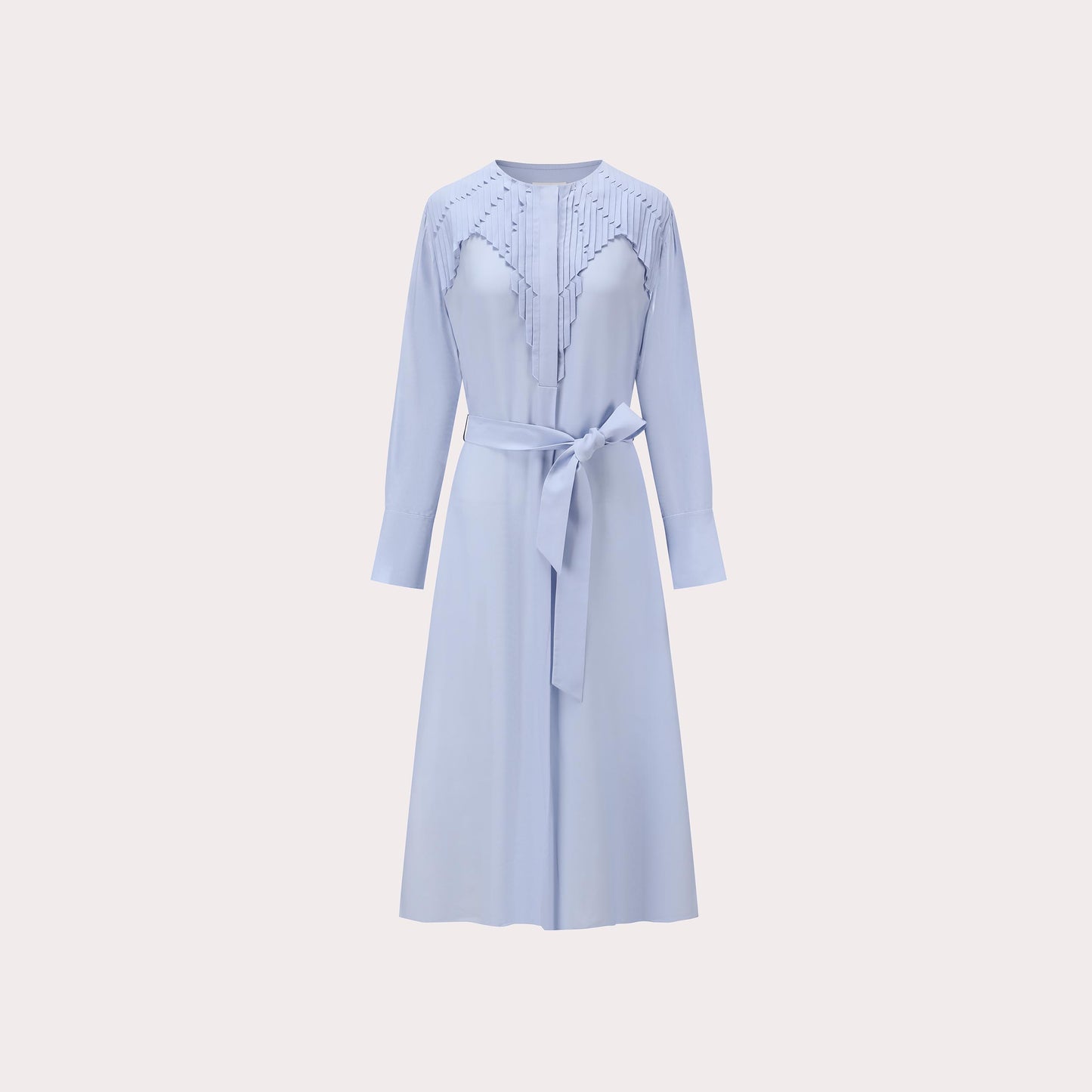 Silk Pleated Dress
