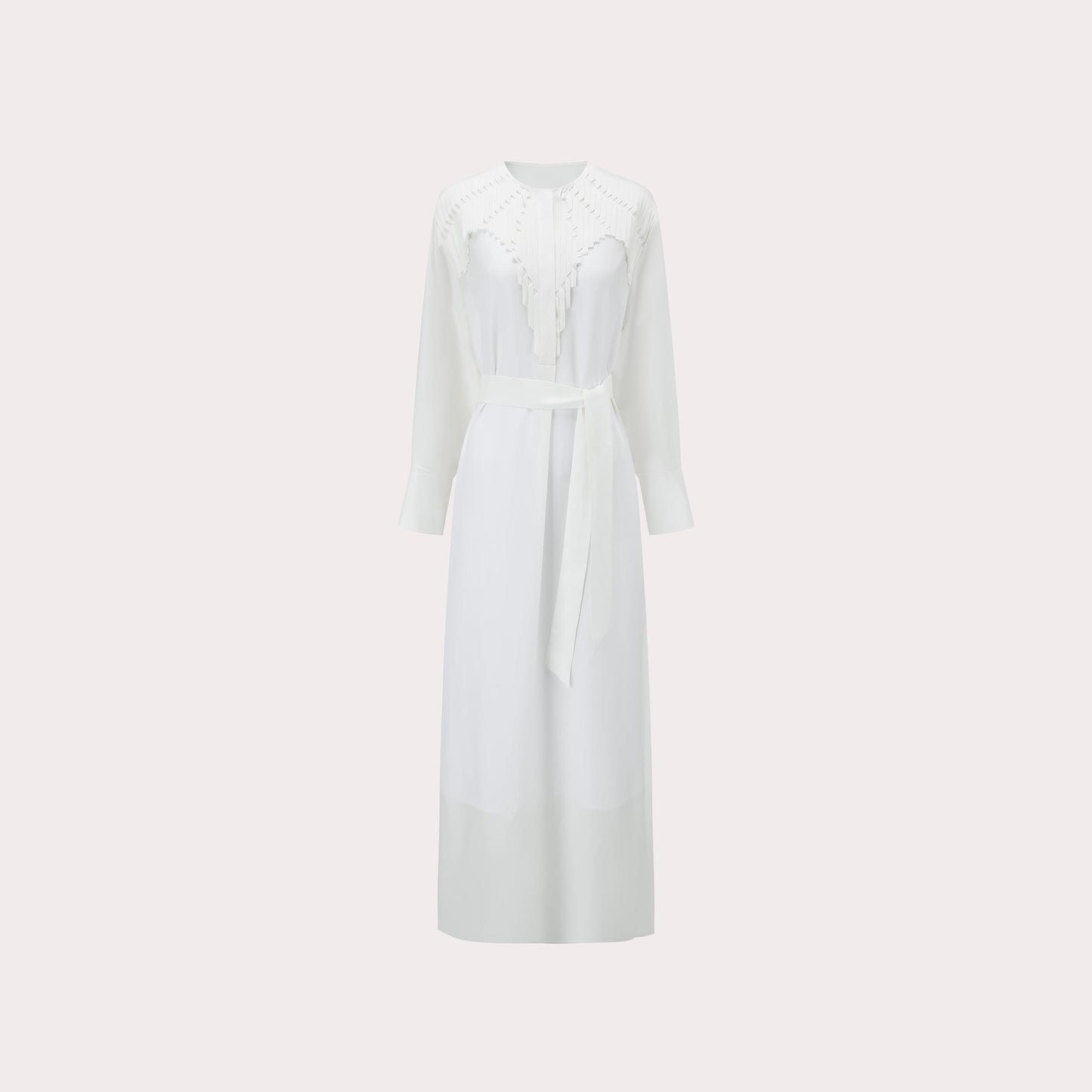 Silk Pleated Dress