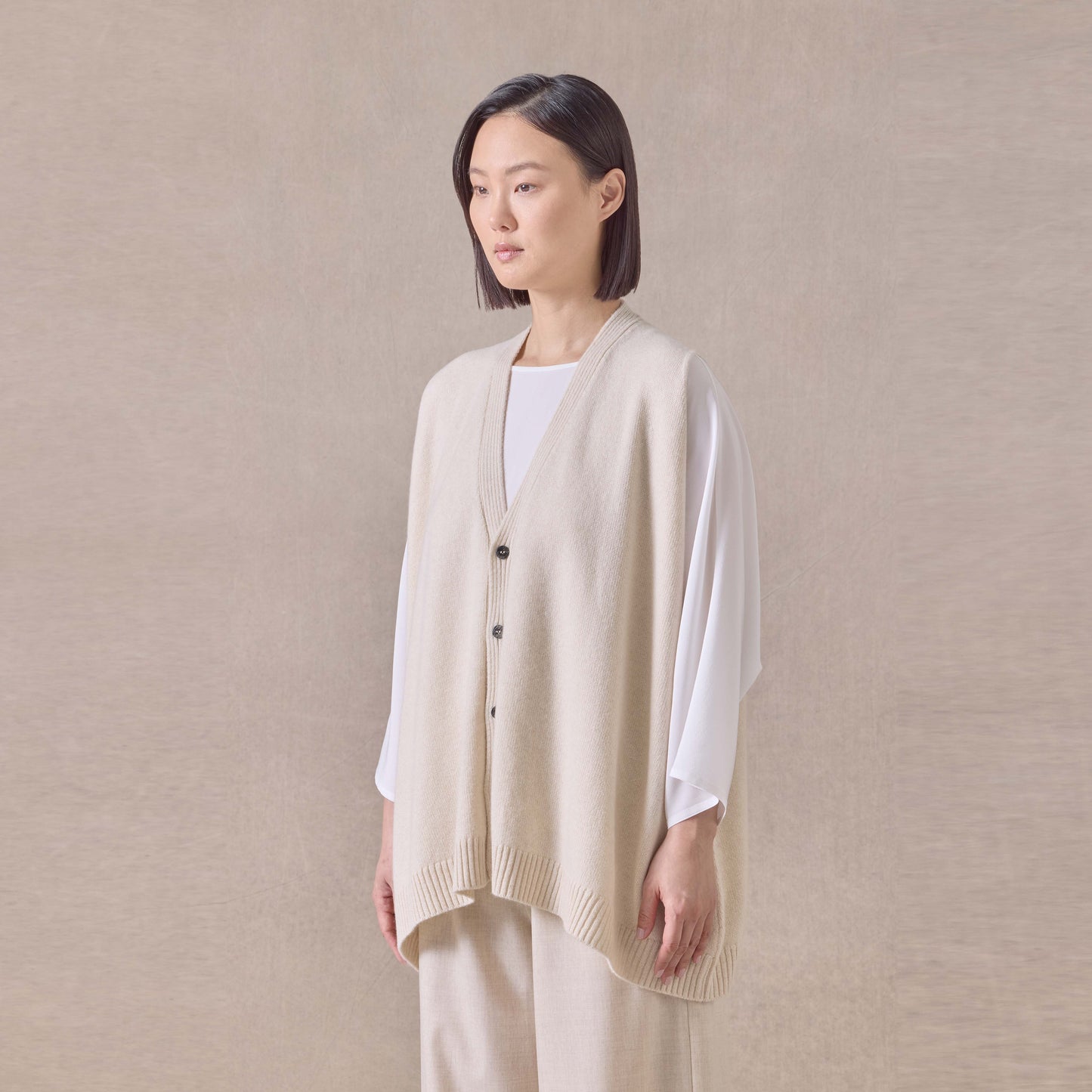 Cashmere V neck Cardigan