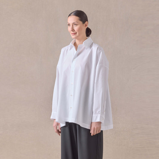 Cotton Shirt with Collar