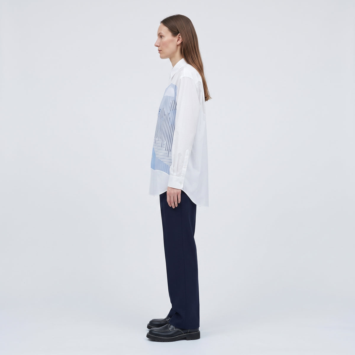 Landscape Patchwork Cotton Shirt