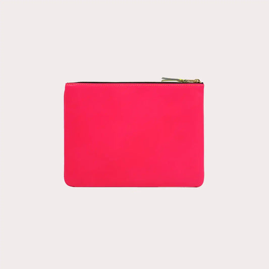 CDG Super Fluo Wallet - Orange/Pink