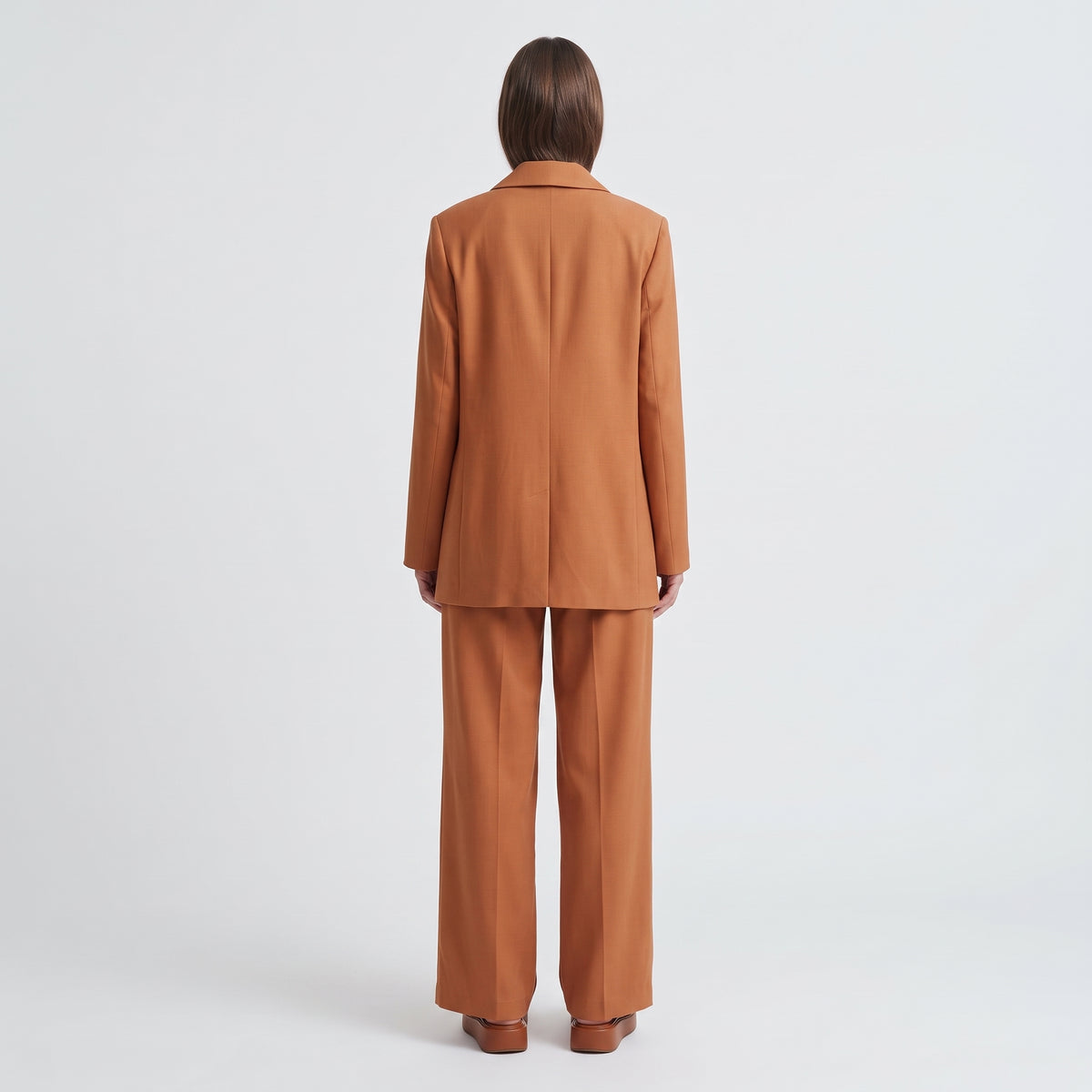 RODEBJER Tailored Rust Orange Blazer - view 5