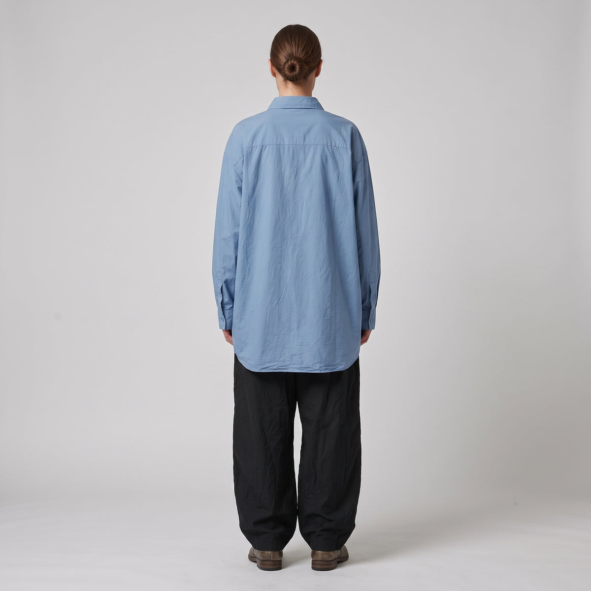 Oversized Blue Cotton Shirt